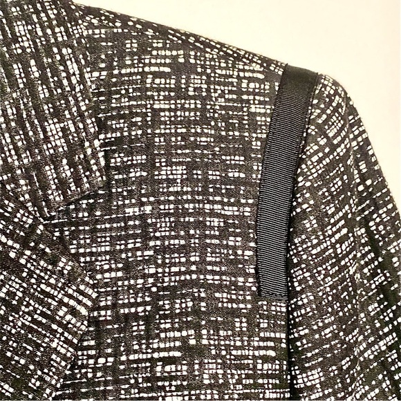 ANN KLEIN Women's Black and White Jacket with Bows at the Front - Picture 6 of 16